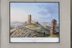 Ilza-1850-ruiny-zamku-od-wschodu-gub-radomska-Stronczynski-Kazimierz-scaled