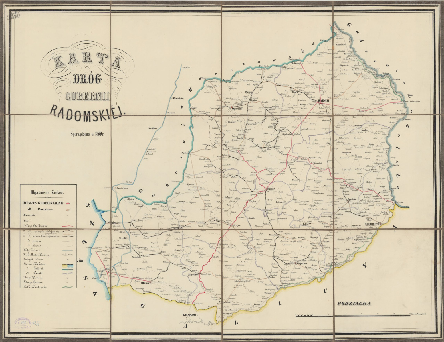 mapa-drog-gubernia-radomska-1860-scaled
