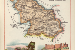 powiat-kozienicki-gubernia-radomska-Bazewicz-Atlas-geograficzny-illustrowany-Krolestwa-Polskiego-1