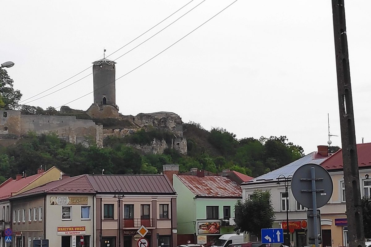 Iłża  – widok zamku przed  pracami remontowymi